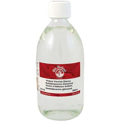 Vernis à tableaux brillant Old Holland, 500 ml - Publicité Vernis à tableaux brillant Old Holland, 500 ml - Publicité