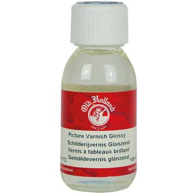 Vernis à tableaux brillant Old Holland, 100 ml - Publicité Vernis à tableaux brillant Old Holland, 100 ml - Publicité