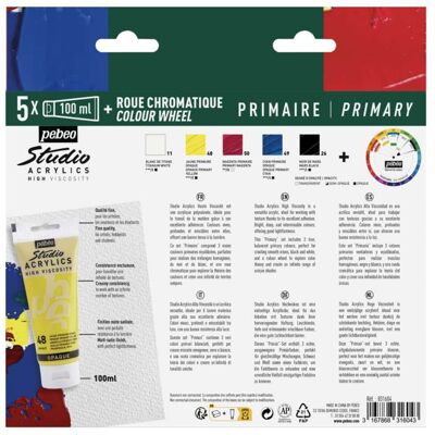 pebeo Coffret peinture acrylique Studio Pébéo - Publicité pebeo Coffret peinture acrylique Studio Pébéo - Publicité
