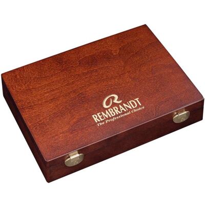 Royal Talens Coffret en bois de pastels Rembrandt, 60 pastels - Publicité Royal Talens Coffret en bois de pastels Rembrandt, 60 pastels - Publicité