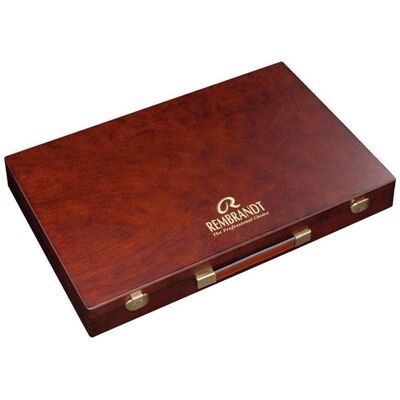 Royal Talens Coffret en bois de pastels Rembrandt, 150 pastels - Publicité Royal Talens Coffret en bois de pastels Rembrandt, 150 pastels - Publicité