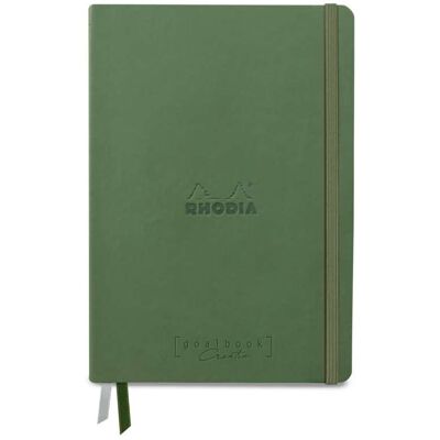 Clairefontaine Carnet Goalbook création Rhodia, A5, Sauge, Couverture rigide - Publicité Clairefontaine Carnet Goalbook création Rhodia, A5, Sauge, Couverture rigide - Publicité