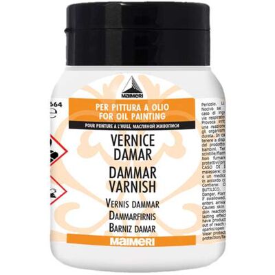 Le vernis Dammar Maimeri, 500 ml - Publicité Le vernis Dammar Maimeri, 500 ml - Publicité