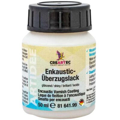 Creartec Vernis pour encaustique Crearctec, 50 ml, brillant - Publicité Creartec Vernis pour encaustique Crearctec, 50 ml, brillant - Publicité