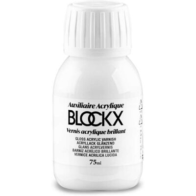 Vernis acrylique brillant Blockx, 75 ml - Publicité Vernis acrylique brillant Blockx, 75 ml - Publicité