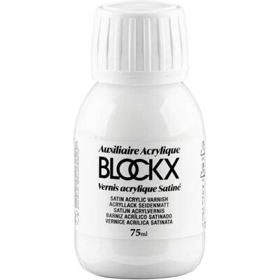 Vernis acrylique satiné Blockx, 75 ml - Publicité Vernis acrylique satiné Blockx, 75 ml - Publicité