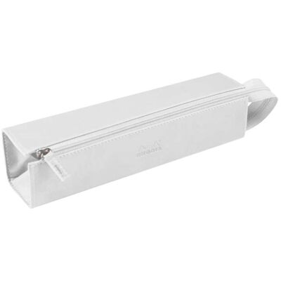 Trousse Rhodiarama en simili cuir italien 23x5x5 cm - Blanc - Lot de 2 - Publicité Trousse Rhodiarama en simili cuir italien 23x5x5 cm - Blanc - Lot de 2 - Publicité