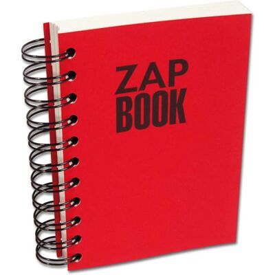 Zap Book Clairefontaine (spiralé - 80g/m2), A5, 14,8 cm x 21 cm, 80 g/m², Mat - Publicité Zap Book Clairefontaine (spiralé - 80g/m2), A5, 14,8 cm x 21 cm, 80 g/m², Mat - Publicité