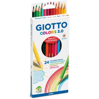 Etui crayons de couleur Giotto Colors 3.0, Set, 24 couleurs - Publicité Etui crayons de couleur Giotto Colors 3.0, Set, 24 couleurs - Publicité