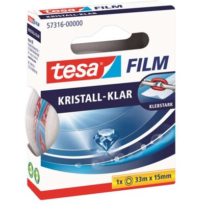 tesa Film transparent, 15 mm x 33 m - Publicité tesa Film transparent, 15 mm x 33 m - Publicité