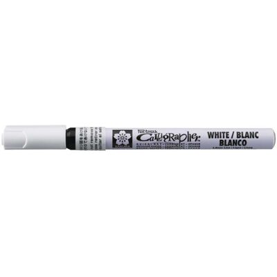Sakura Feutre Pigma Pen Touch Calligrapher, 1,8 mm - Blanc - Publicité Sakura Feutre Pigma Pen Touch Calligrapher, 1,8 mm - Blanc - Publicité