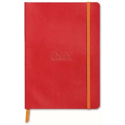 Clairefontaine Carnet Rhodiarama Goalbook dots, Coquelicot, A5, 14,8 cm x 21 cm, 90 g/m² - Publicité Clairefontaine Carnet Rhodiarama Goalbook dots, Coquelicot, A5, 14,8 cm x 21 cm, 90 g/m² - Publicité