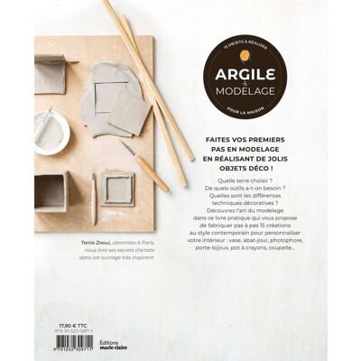 Editions Marie-Claire Argile & modelage - 15 objets à réaliser pour la maison - Publicité Editions Marie-Claire Argile & modelage - 15 objets à réaliser pour la maison - Publicité