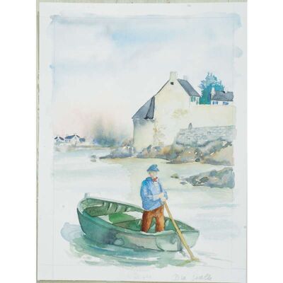 Editions de Saxe La mer à l'aquarelle - Publicité Editions de Saxe La mer à l'aquarelle - Publicité