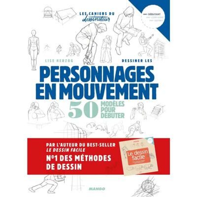 Editions Mango Dessiner les personnages en mouvement - 50 modèles pour débuter - Publicité Editions Mango Dessiner les personnages en mouvement - 50 modèles pour débuter - Publicité