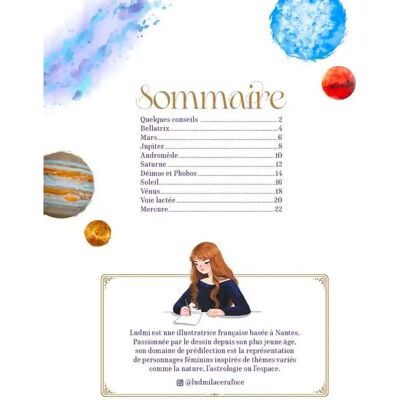 Editions Fleurus Galaxy Girls, Le dessin selon Ludmi - 10 modèles en pas-à-pas - Publicité Editions Fleurus Galaxy Girls, Le dessin selon Ludmi - 10 modèles en pas-à-pas - Publicité