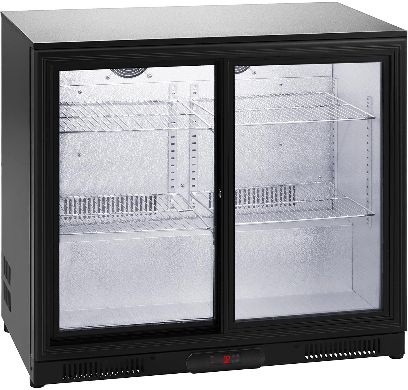 Royal Catering Frigo boisson - 208 L - Intérieur aluminium RCGK-208C Royal Catering Frigo boisson - 208 L - Intérieur aluminium RCGK-208C