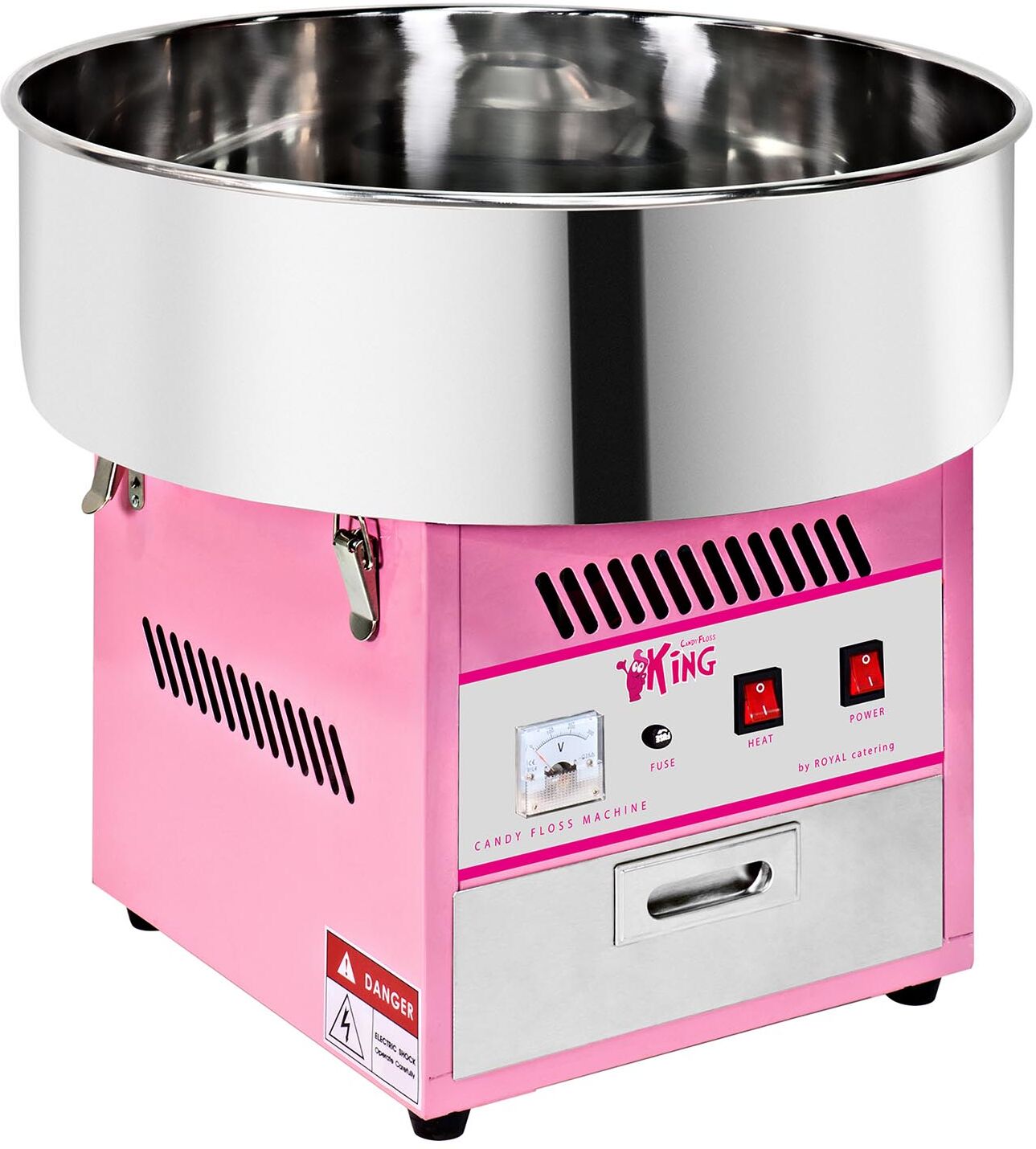 Royal Catering Machine à barbe à papa - 52 cm - 1 200 W RCZK-1200-W