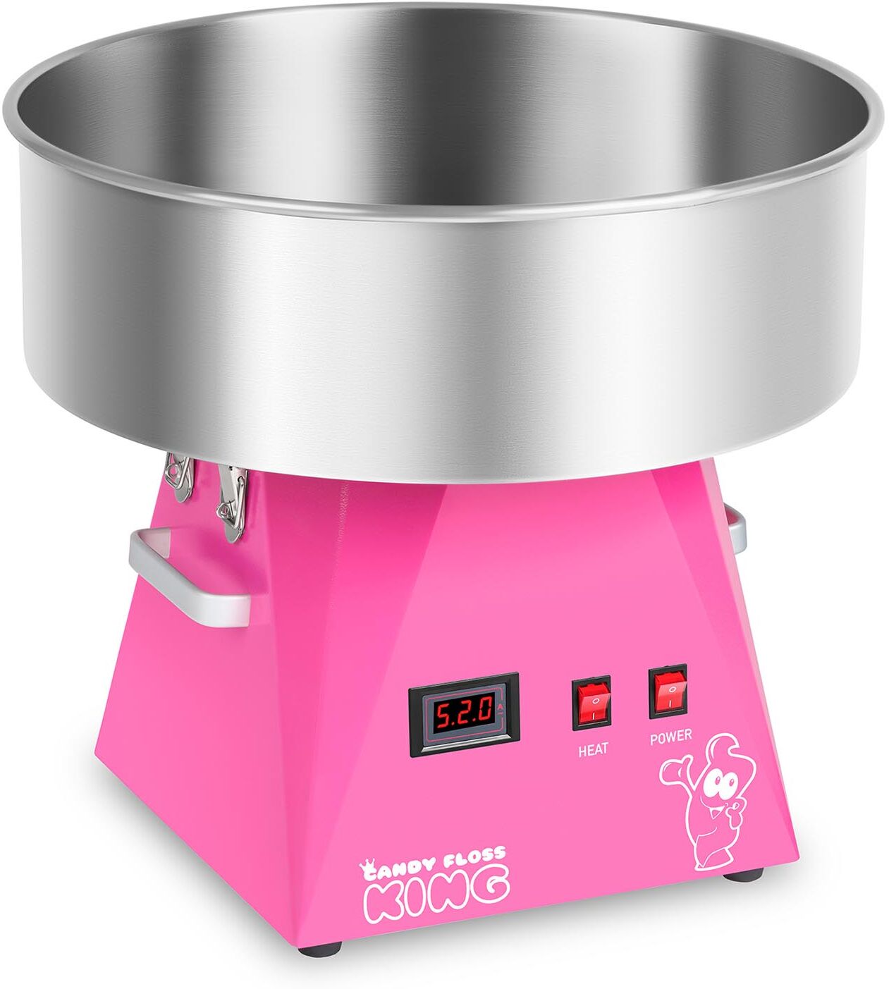 Royal Catering Machine à barbe à papa - 52 cm - rose RCZK-1030-W-R