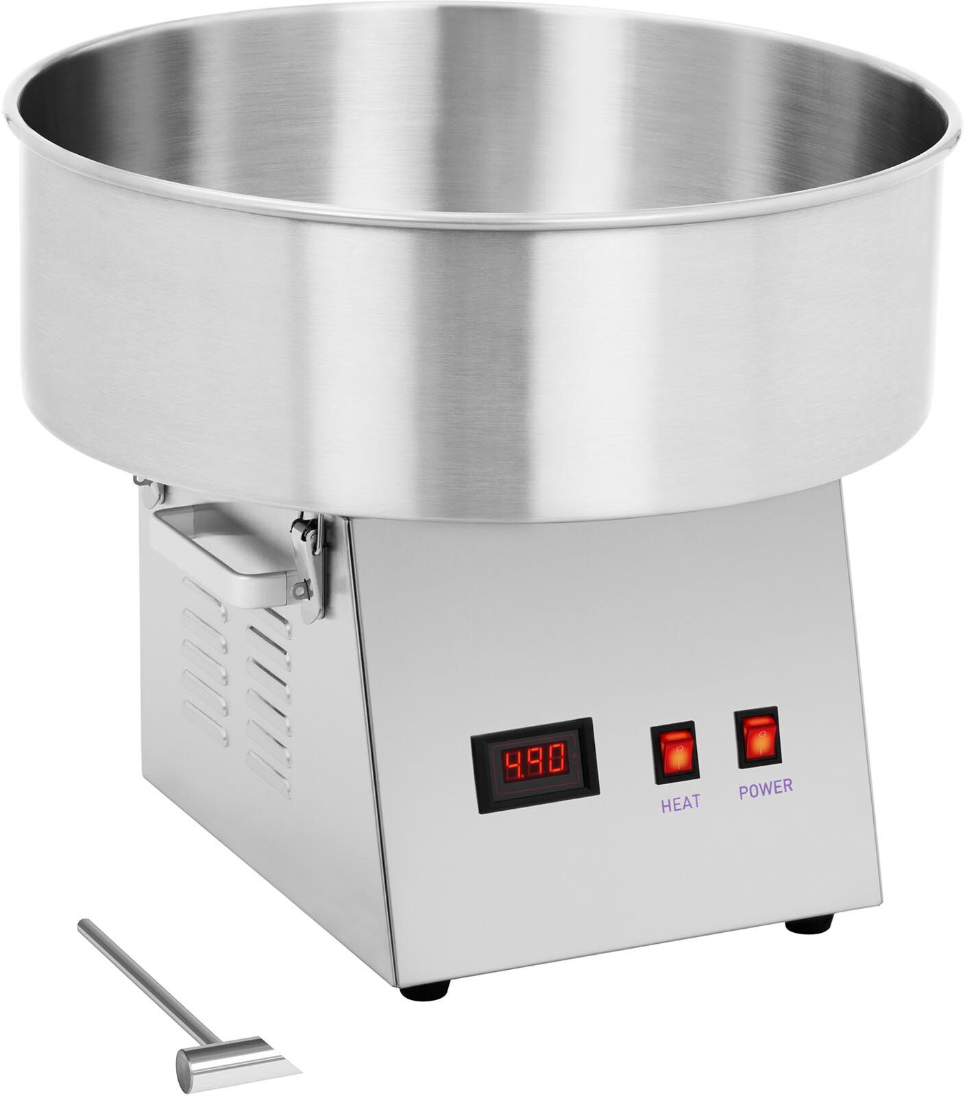 Royal Catering Machine à barbe à papa - 52 cm - 1 080 W - Inox RCZK-1080 Royal Catering Machine à barbe à papa - 52 cm - 1 080 W - Inox RCZK-1080