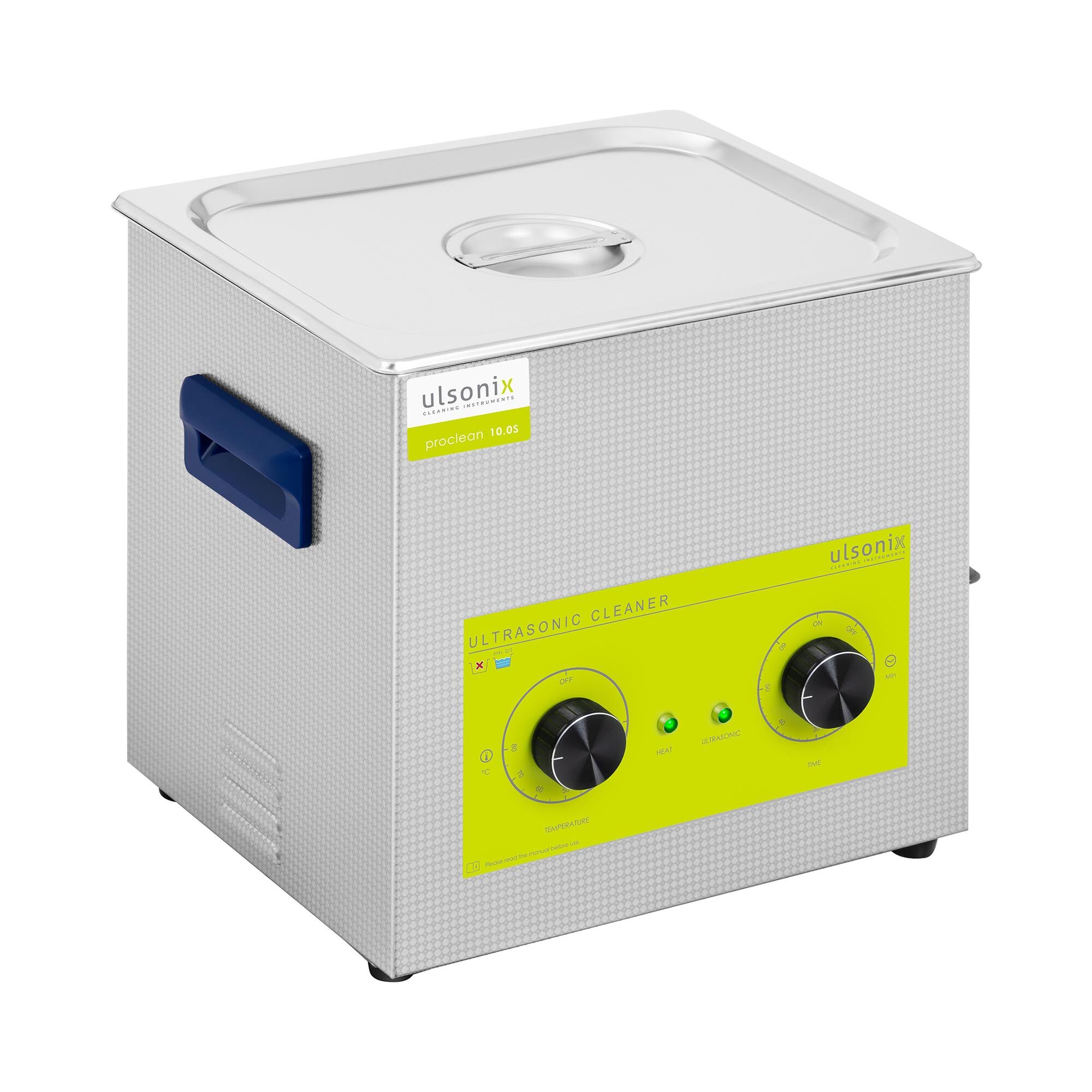 Notice d'utilisation, manuel d'utilisation et mode d'emploi ulsonix Nettoyeur à ultrasons - 10 litres - 240 watts PROCLEAN 10.0MS   