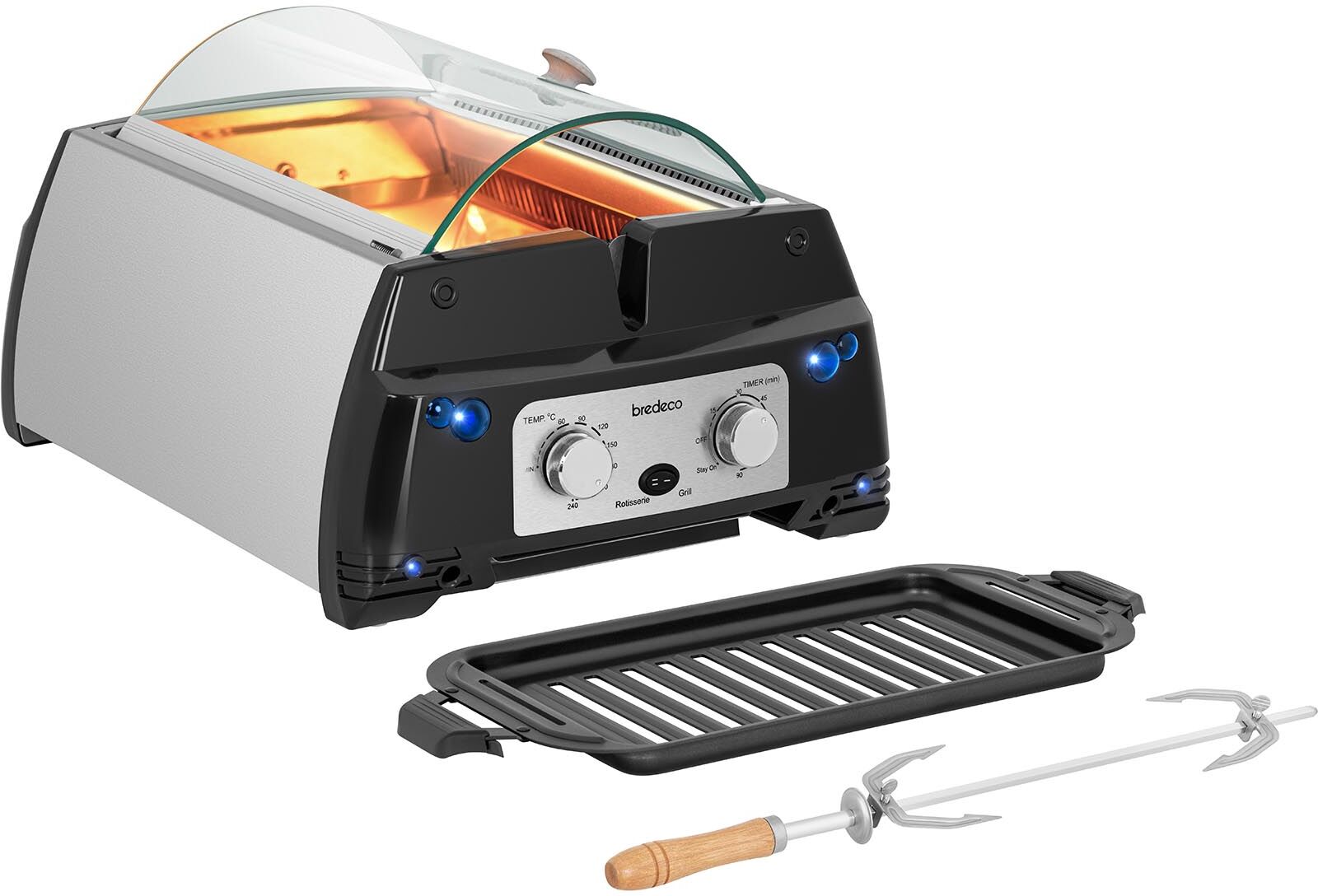 Notice d'utilisation, manuel d'utilisation et mode d'emploi bredeco Grill infrarouge - 1 780 W BCIG 1800A   