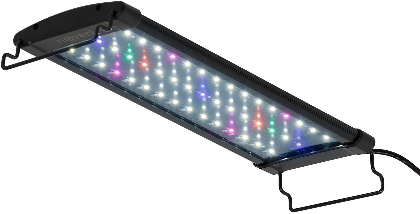 Notice d'utilisation, manuel d'utilisation et mode d'emploi hillvert Lampe LED aquarium - 45 LED - 12 W - 40 cm HT-WEDGE-FT12W   