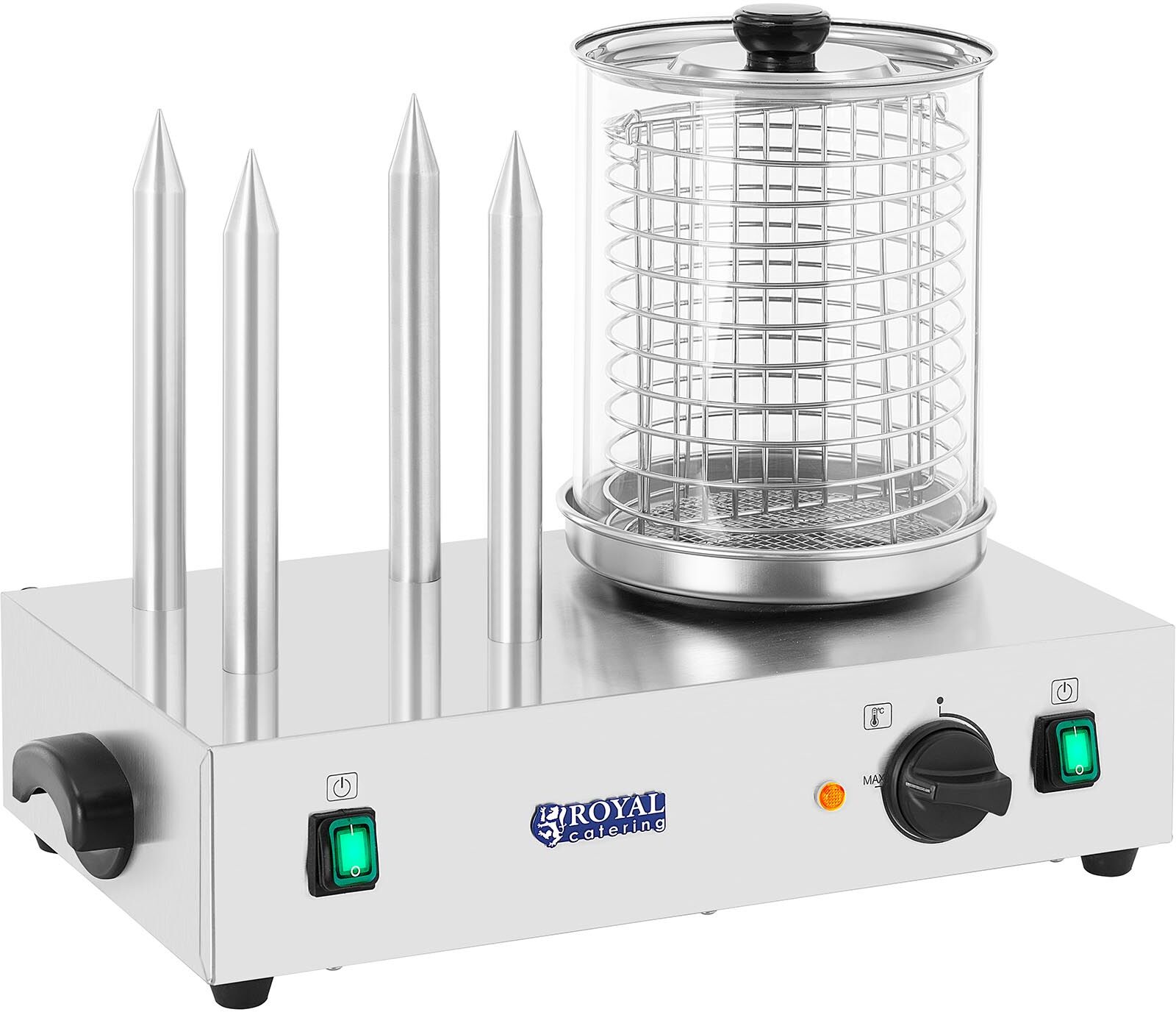 Royal Catering Machine à hot dogs avec plots RCHW-2300 Royal Catering Machine à hot dogs avec plots RCHW-2300