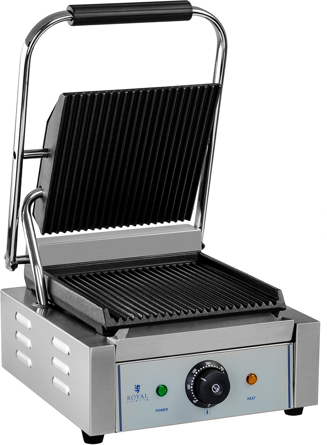 Royal Catering Machine à panini - 1 x 1800 watts RCCG-1800G Royal Catering Machine à panini - 1 x 1800 watts RCCG-1800G