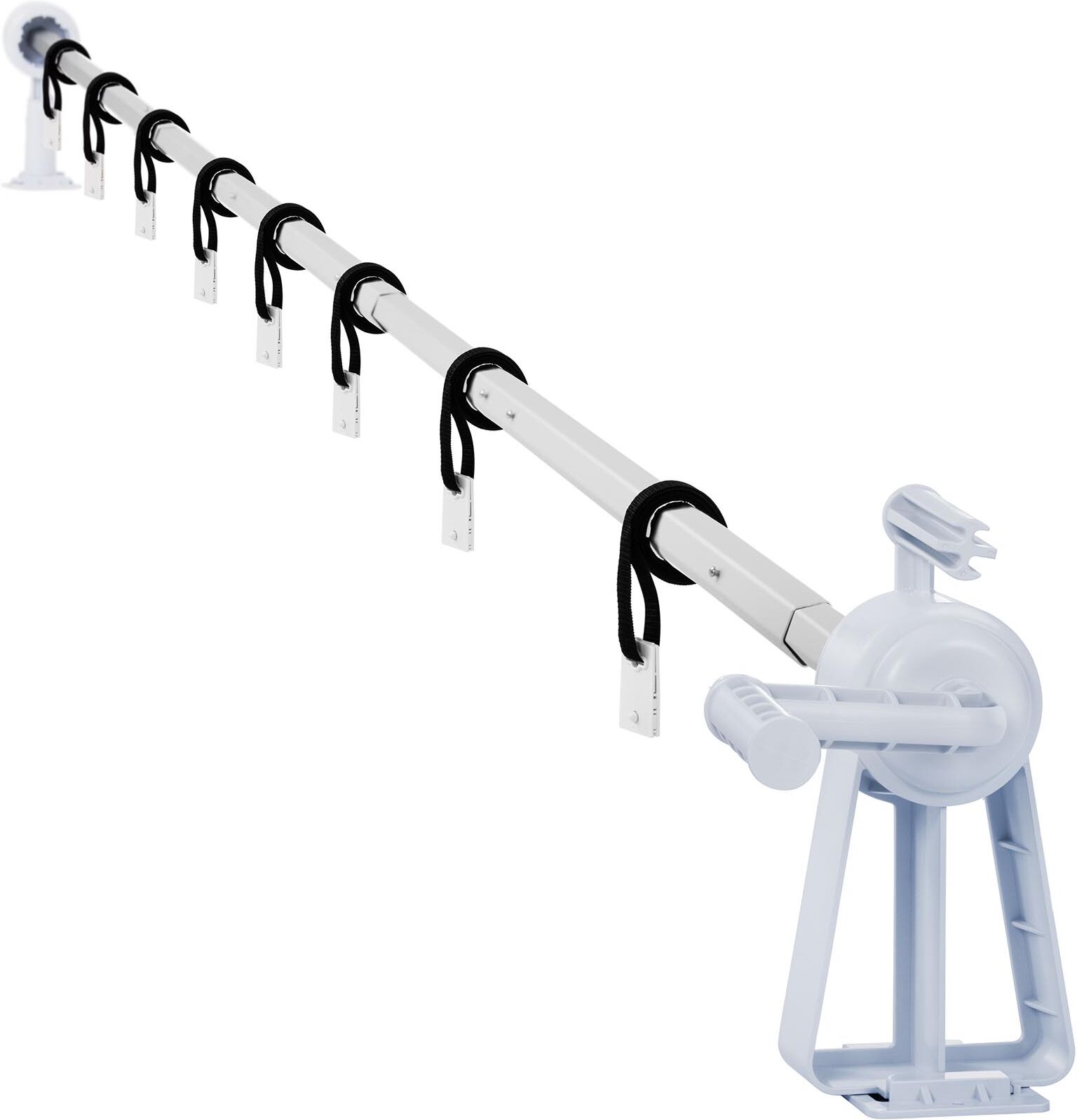 Uniprodo Enrouleur de bâche de piscine - 1 à 6 m - 8 sangles comprises UNI_POOL_REEL_585 Uniprodo Enrouleur de bâche de piscine - 1 à 6 m - 8 sangles comprises UNI_POOL_REEL_585