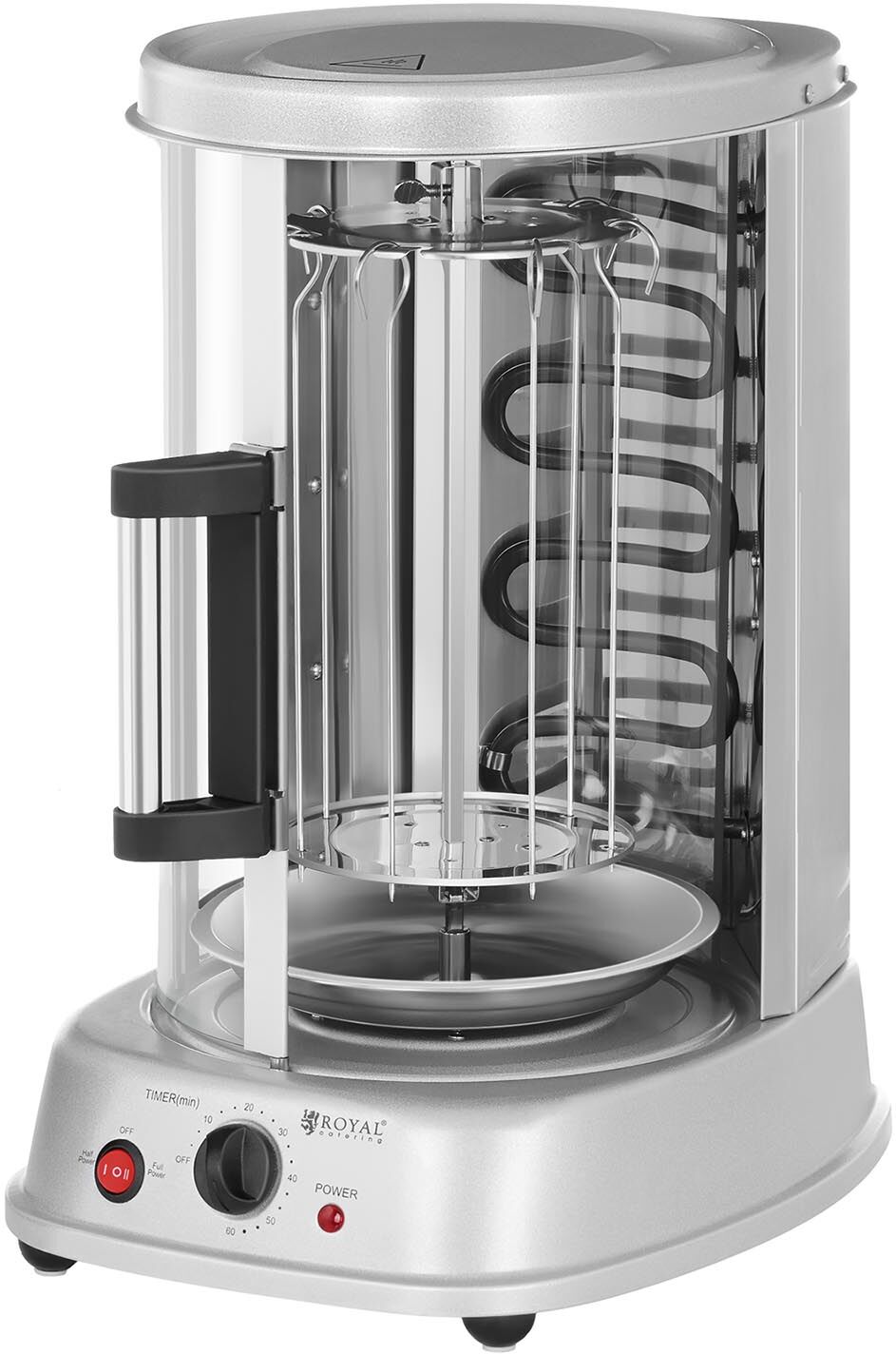 Royal Catering Rôtissoire verticale - 3-en-1 - 1 500 W - 21 l RCGV-1400 Royal Catering Rôtissoire verticale - 3-en-1 - 1 500 W - 21 l RCGV-1400