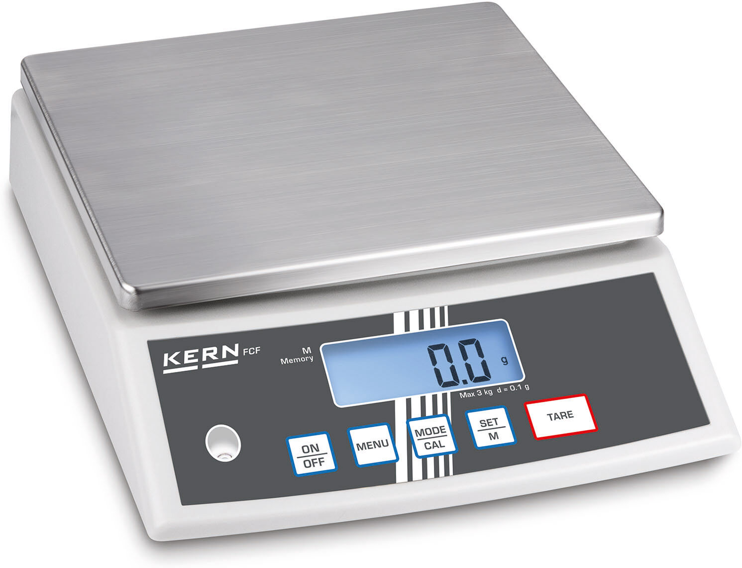 KERN Balance de table FCF 30K-3 30 kg / 1 g KERN Balance de table FCF 30K-3 30 kg / 1 g