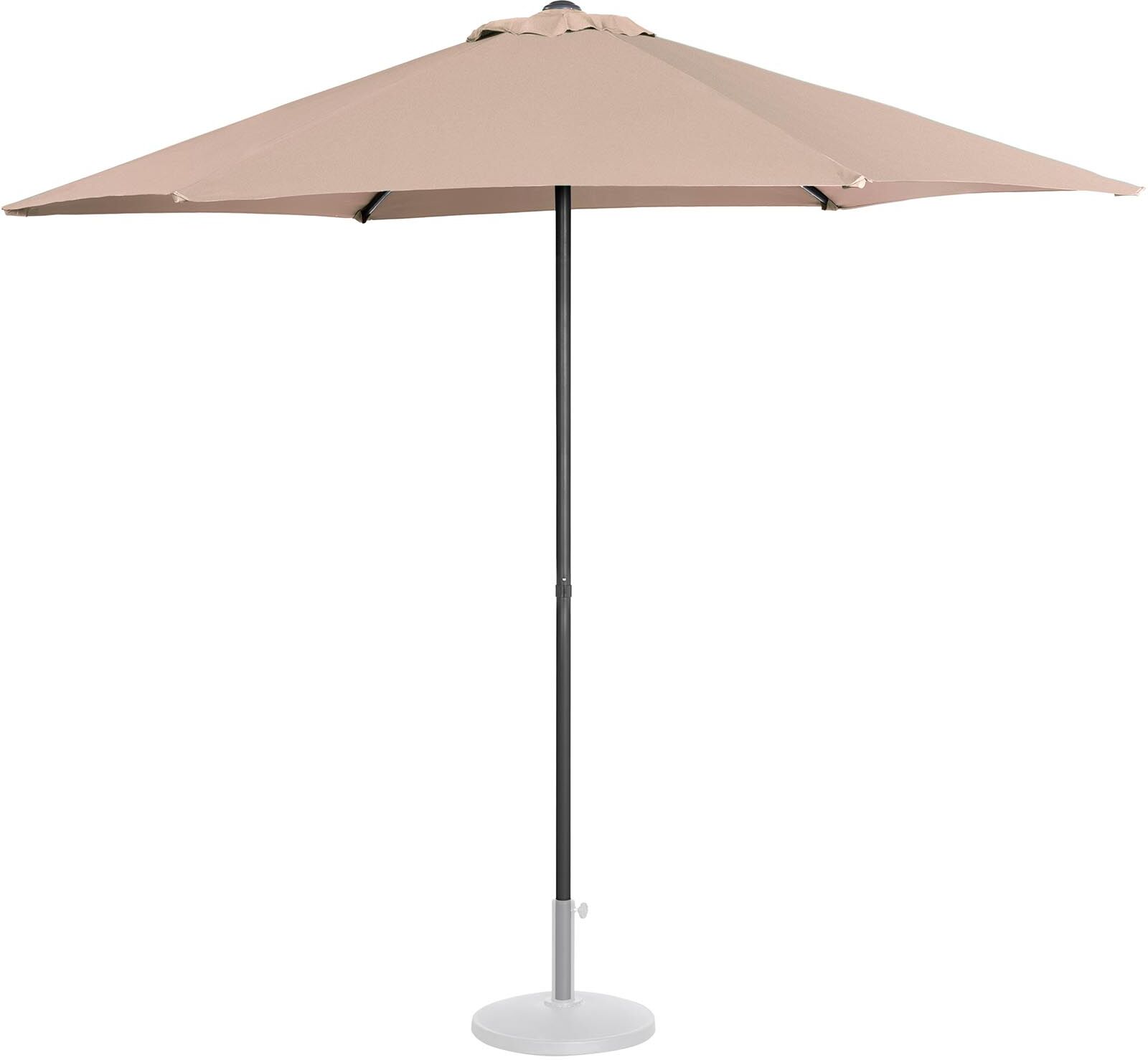 Uniprodo Parasol de terrasse - Crème - Hexagonal - Ø 270 cm UNI_UMBRELLA_MR270CR Uniprodo Parasol de terrasse - Crème - Hexagonal - Ø 270 cm UNI_UMBRELLA_MR270CR