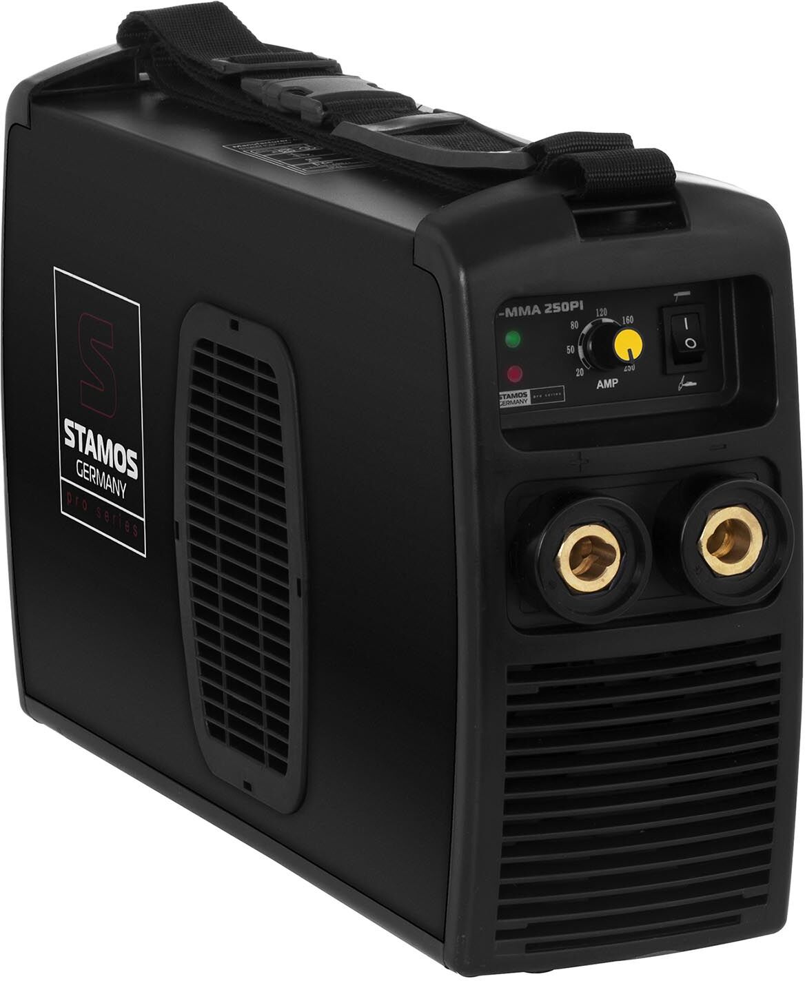 Stamos Pro Series Poste à souder à l’arc - 250 A - IGBT - FM 80 % S-MMA-250-PI Stamos Pro Series Poste à souder à l’arc - 250 A - IGBT - FM 80 % S-MMA-250-PI