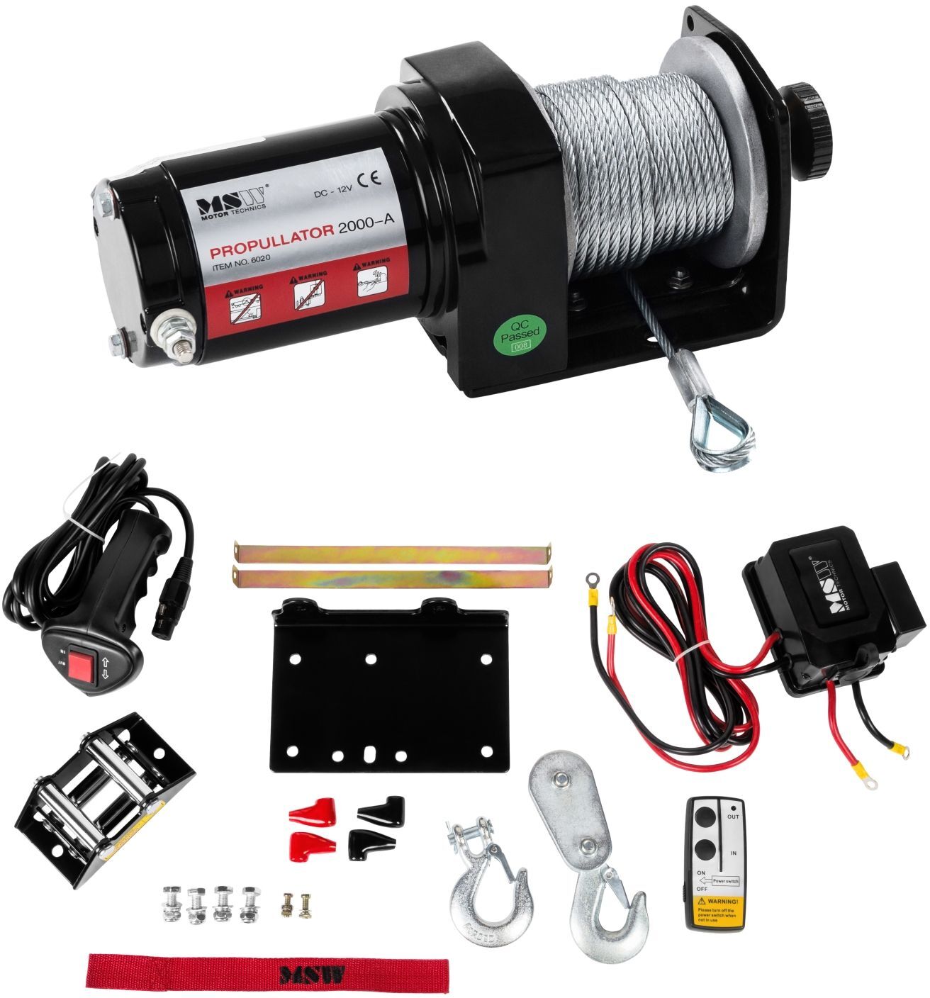 MSW Treuil 4x4 - 2 000 lb - 907 kg - Accessoires compris PROPULLATOR 2000-A MSW Treuil 4x4 - 2 000 lb - 907 kg - Accessoires compris PROPULLATOR 2000-A