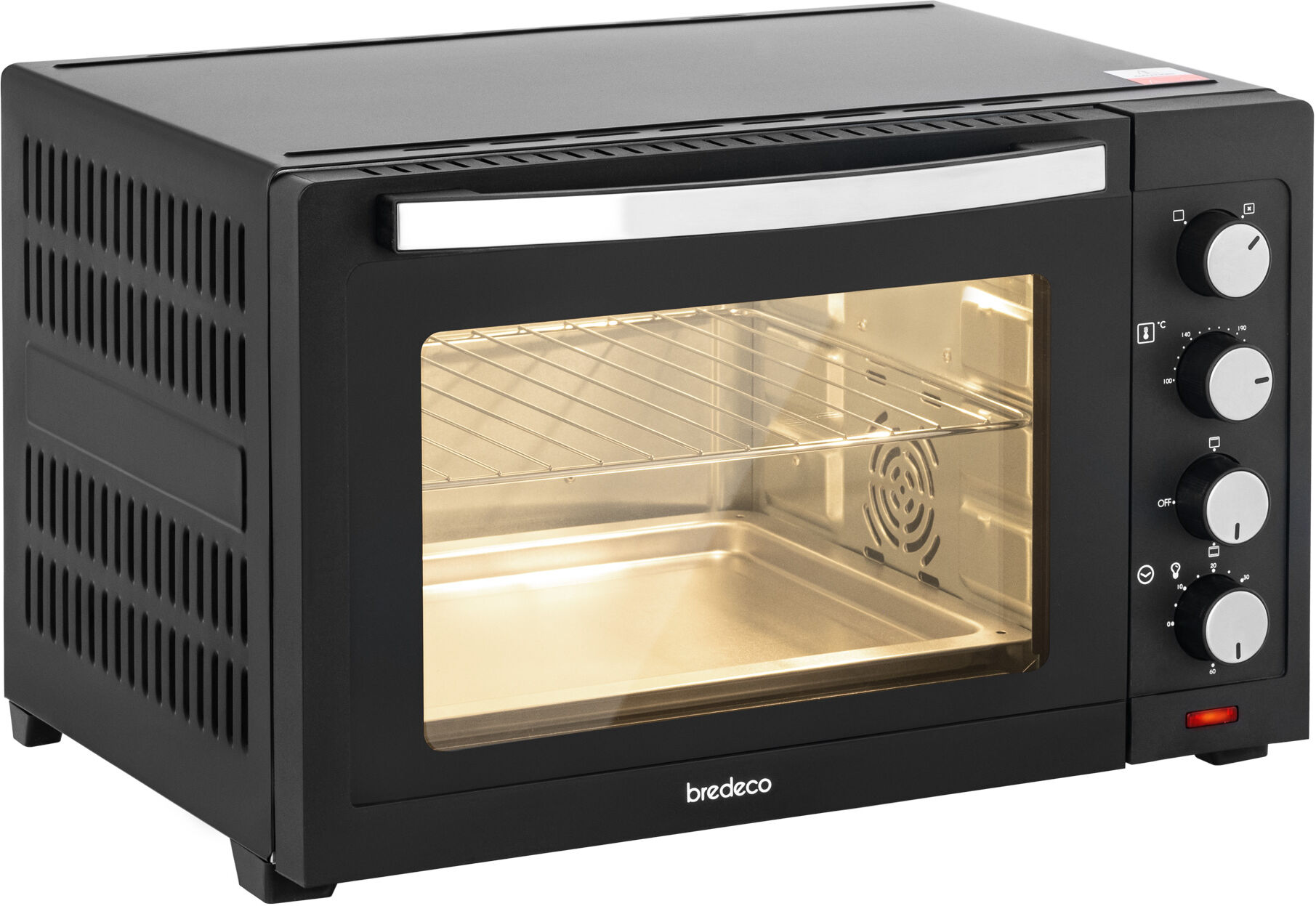 bredeco Mini-four - 1 600 W - 38 l - 4 programmes BCMO-38L bredeco Mini-four - 1 600 W - 38 l - 4 programmes BCMO-38L