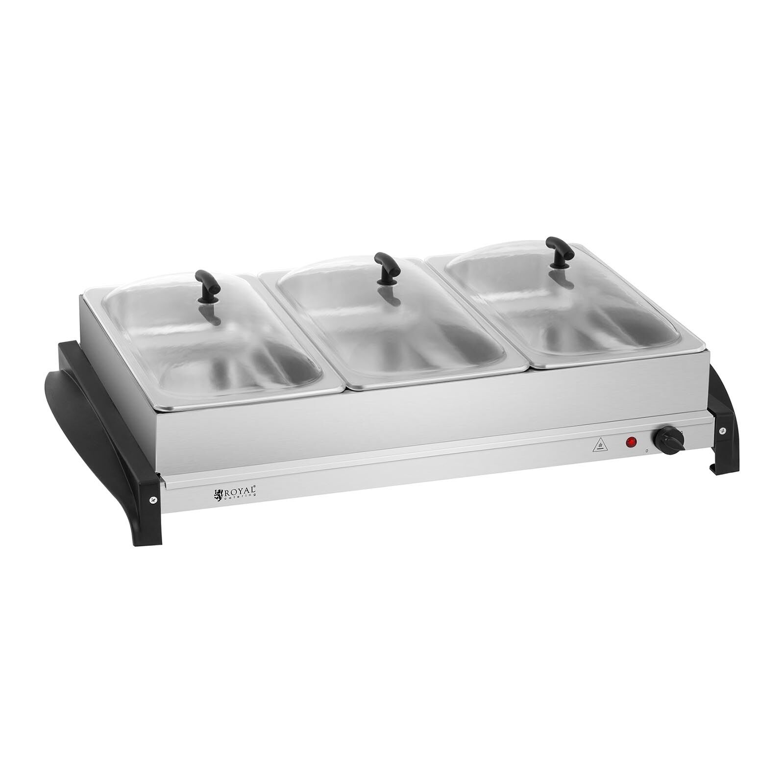 Royal Catering Chauffe-plats - 3 x 2 litres - 400 W RCHP-400/3