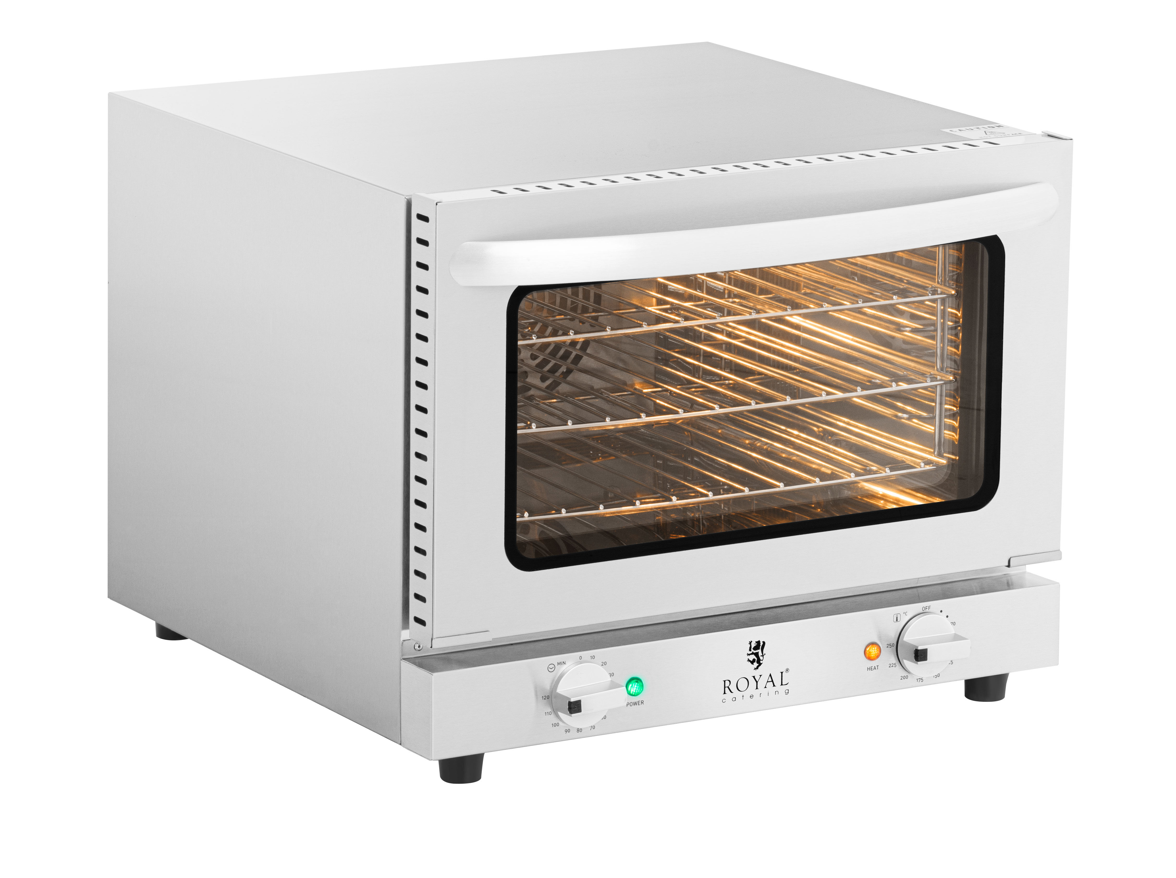 Royal Catering Four à convection - 2 150 W - 3 grilles comprises RCCO-2.1