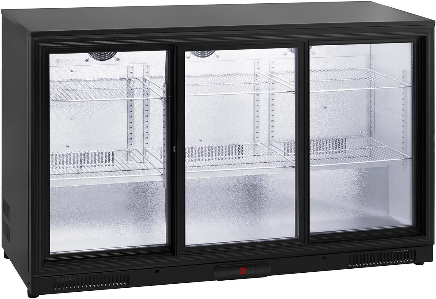 Royal Catering Frigo boisson - 323 L - intérieur aluminium RCGK-318C Royal Catering Frigo boisson - 323 L - intérieur aluminium RCGK-318C
