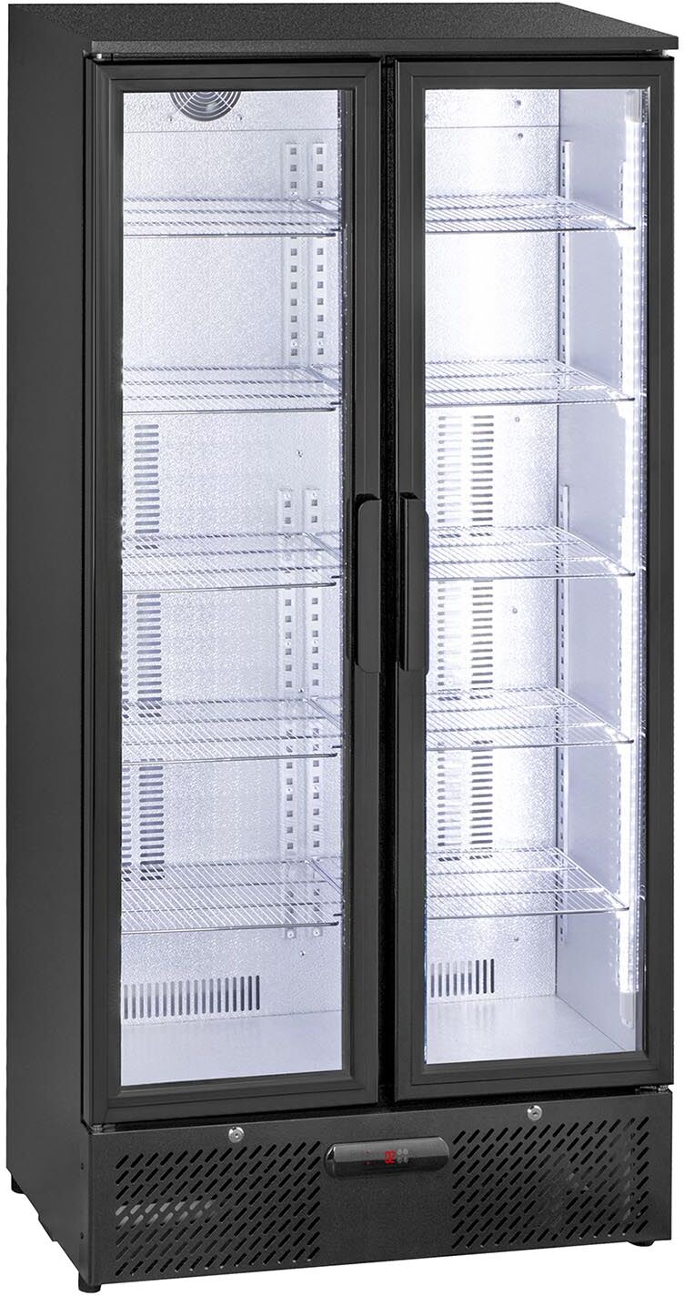 Royal Catering Frigo boisson - 458 L - Design noir et sobre RCGK-458C Royal Catering Frigo boisson - 458 L - Design noir et sobre RCGK-458C