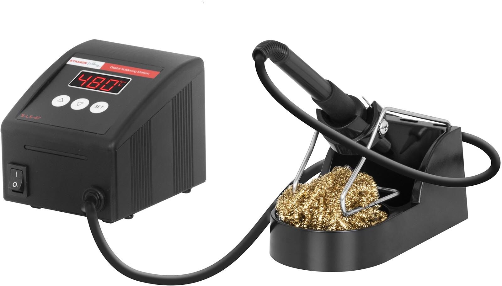 Stamos Soldering Station de soudage numérique - 80 W - LED S-LS-47 Stamos Soldering Station de soudage numérique - 80 W - LED S-LS-47