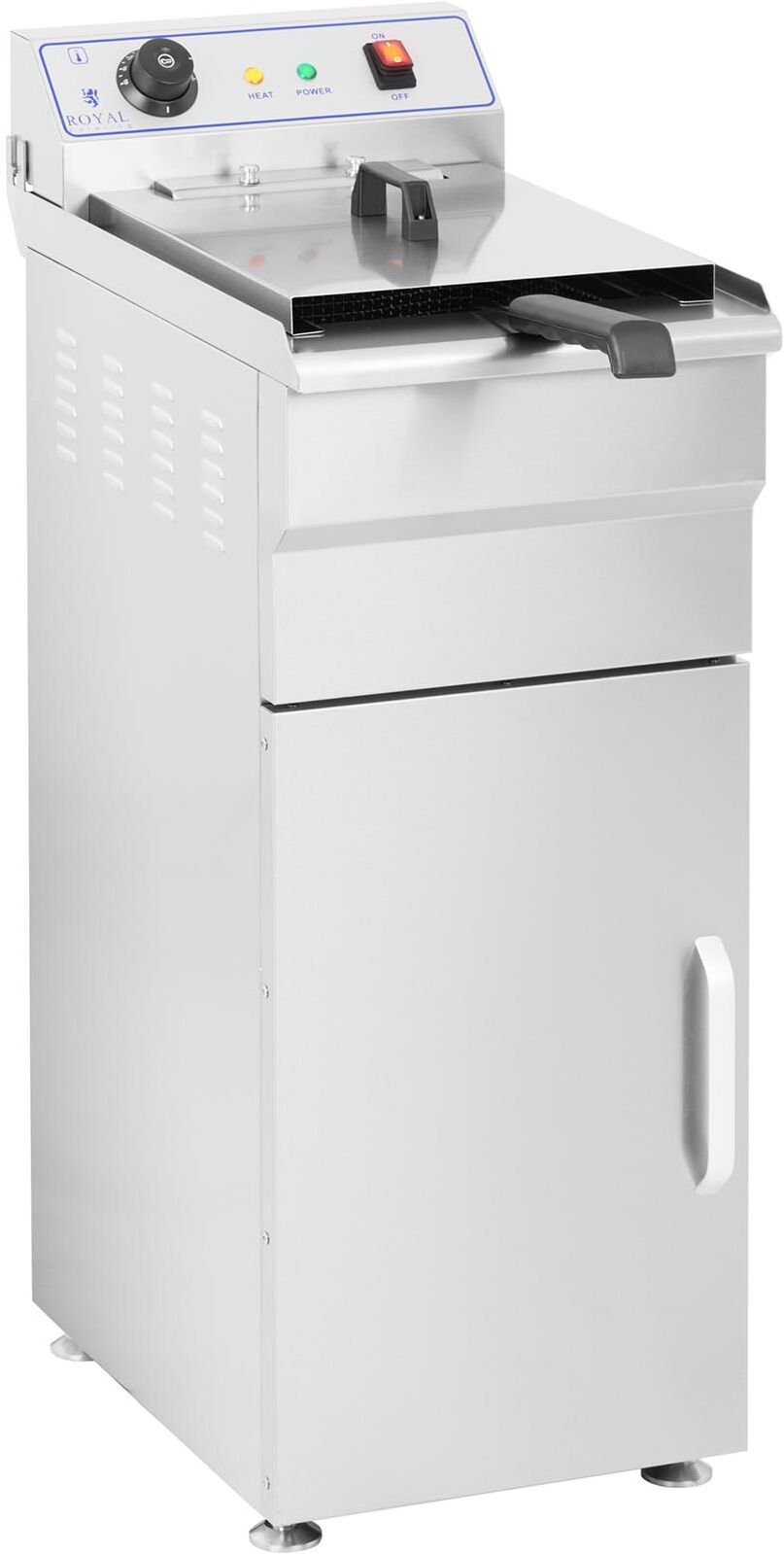 Royal Catering Friteuse sur armoire - 1 x 16 litres RCKF-16ESH