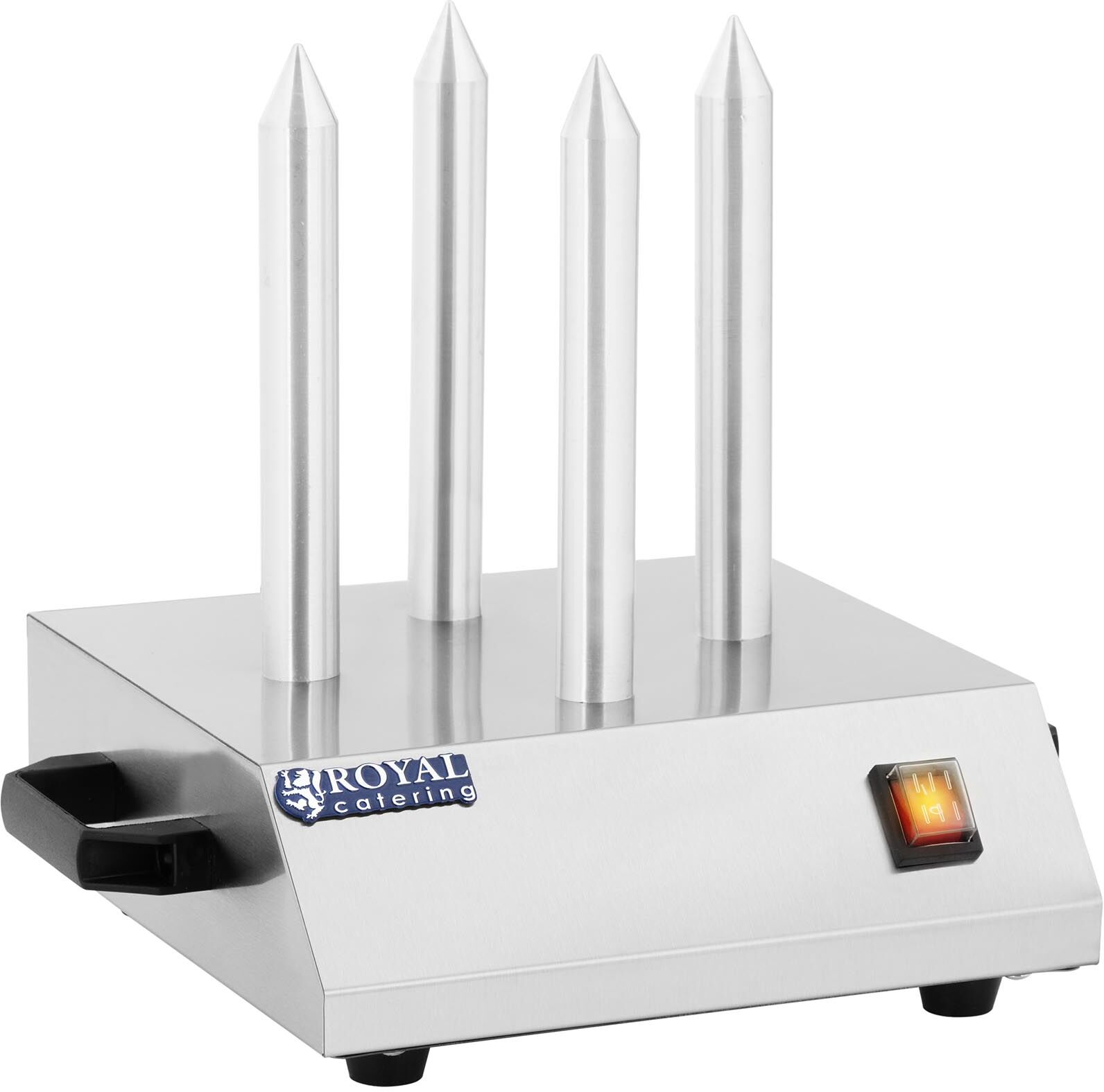 Royal Catering Grille-pain à broche pour hot-dogs - 4 broches RCHW-200 Royal Catering Grille-pain à broche pour hot-dogs - 4 broches RCHW-200