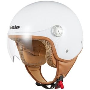 Eole Casque Jet Road interieur marron