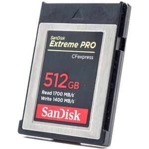 Occasion SanDisk 512Go Extreme PRO CFexpress Type B Carte memoire CF