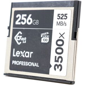 Lexar Occasion Lexar 256GB Professional 3500x CFast 2.0 Carte memoire