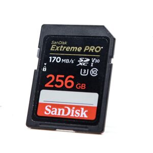 SanDisk Occasion SanDisk Extreme Pro 170Mos 256GB UHS I Carte memoire SDXC