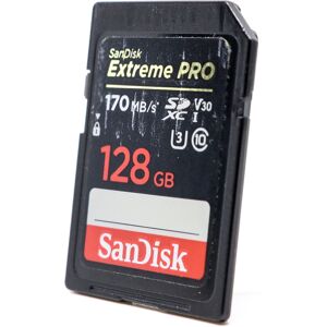 Occasion SanDisk 128Go Extreme Pro 170MBs SDXC Carte memoire