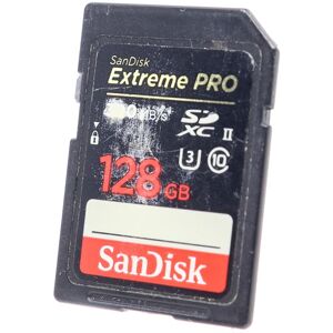 SanDisk Occasion SanDisk 128Go Extreme Pro 300 MB/s UHS-II SDXC - Carte memoire SD