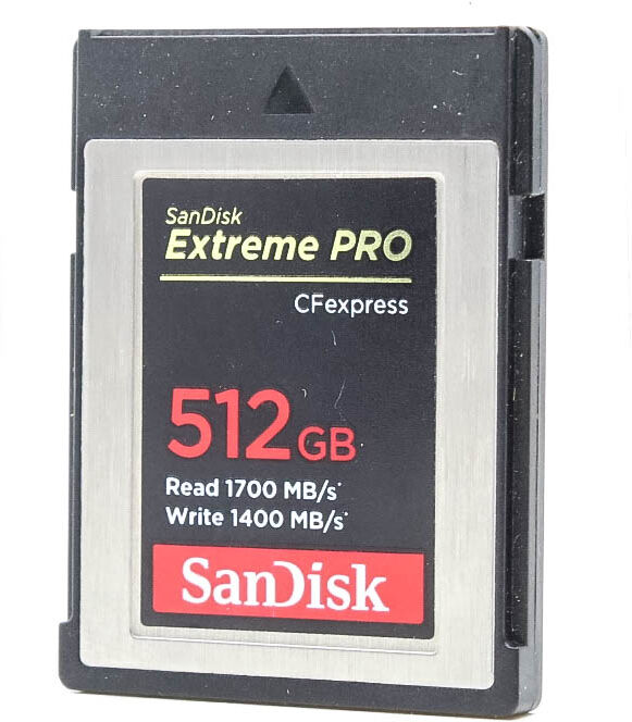 Occasion SanDisk 512Go Extreme PRO CFexpress Type B - Carte mémoire CF